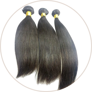 Wholesale package of 60 raw South Indian natural wavy bundles