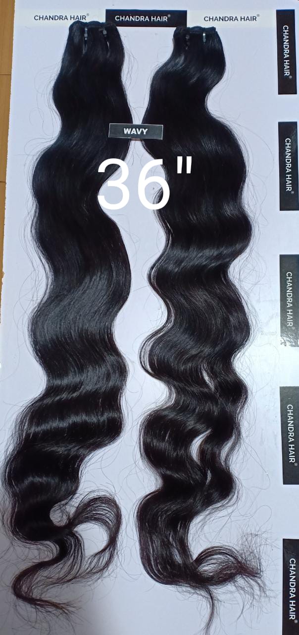 Raw South Indian hair bundles, longest length in our labelled length chart