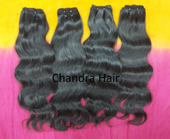 Natural Wavy South Indian Raw Hair - Chandra Hair
