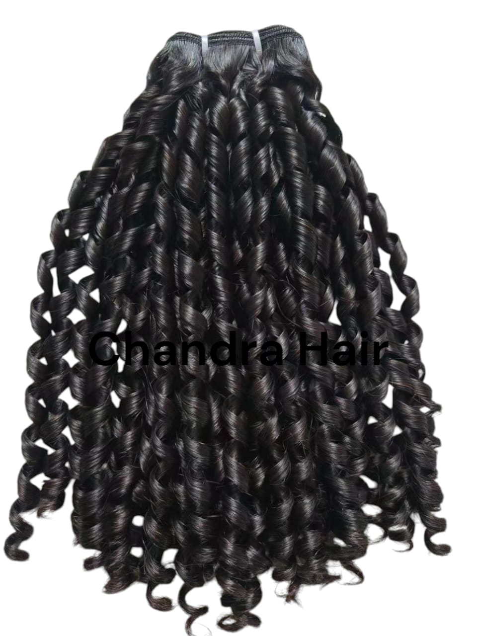Model B curly 10A+ virgin hair weft bundles