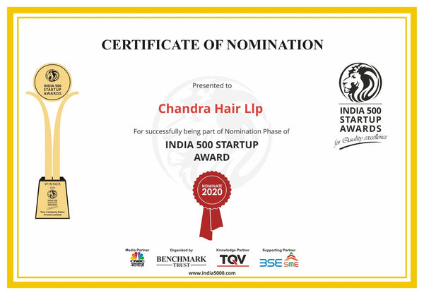 Nominée aux India 500 Startup Awards 2020