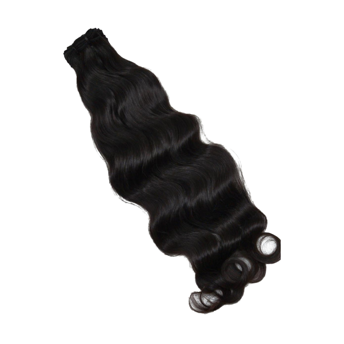 South Indian raw natural wavy hair single bundle on a clean white background, Chandra Hair