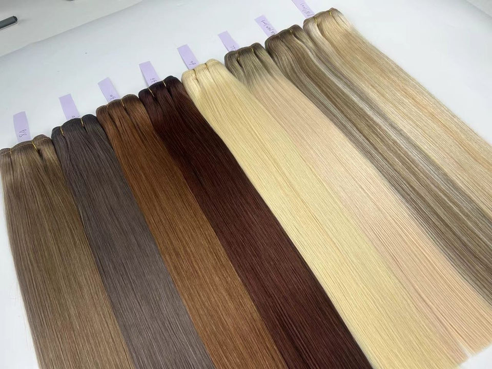 Extensions de cheveux colorées