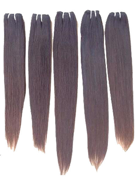 Raw South Indian hair sample pack of 50g bundles, alternate photo