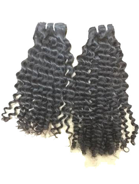 Indian remy hair sample bundles, another angle