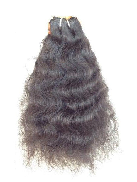 Raw South Indian natural wavy weft bundles, product view