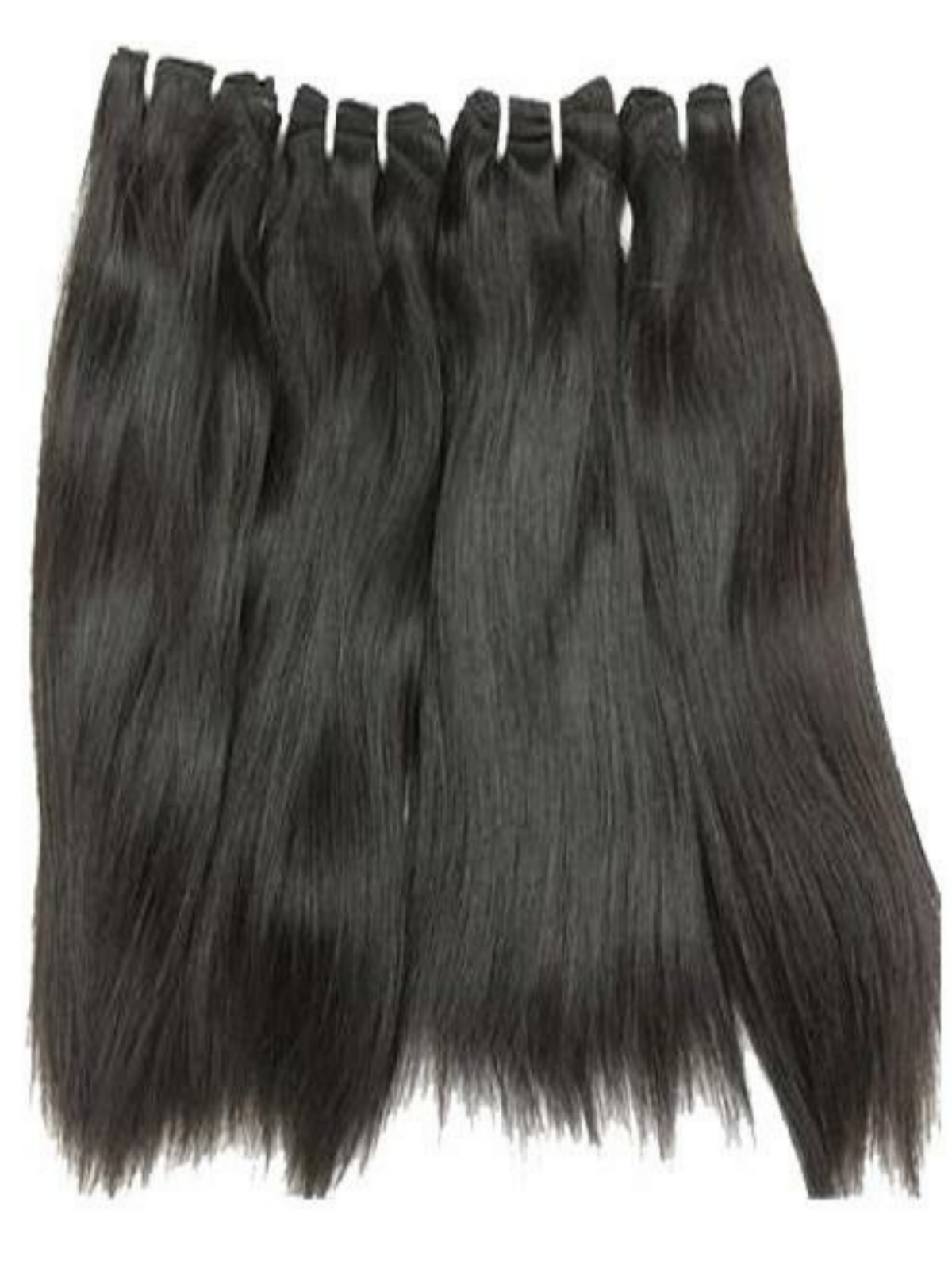 Raw North Indian straight weft bundles