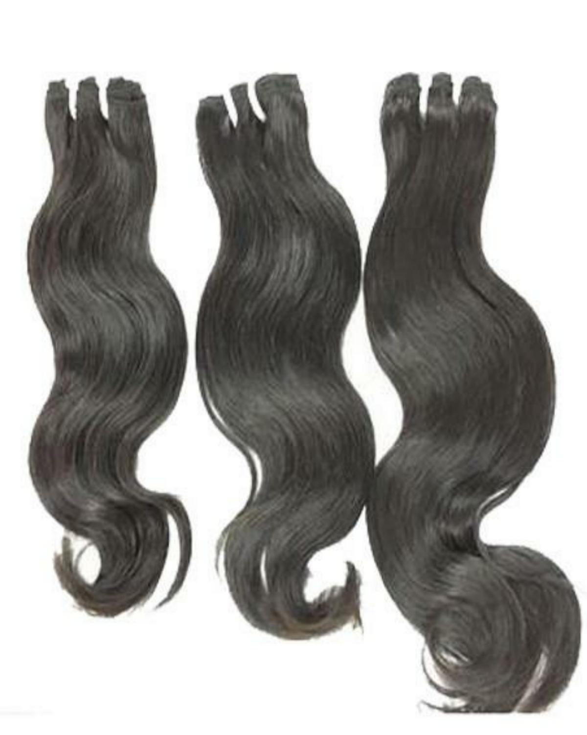 North Indian body wave weft bundles