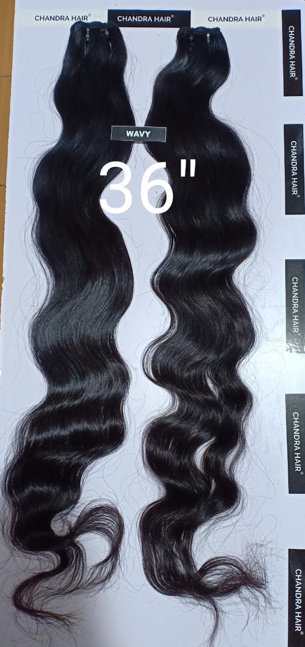 Natural Wavy South Indian Raw Hair - Chandra Hair