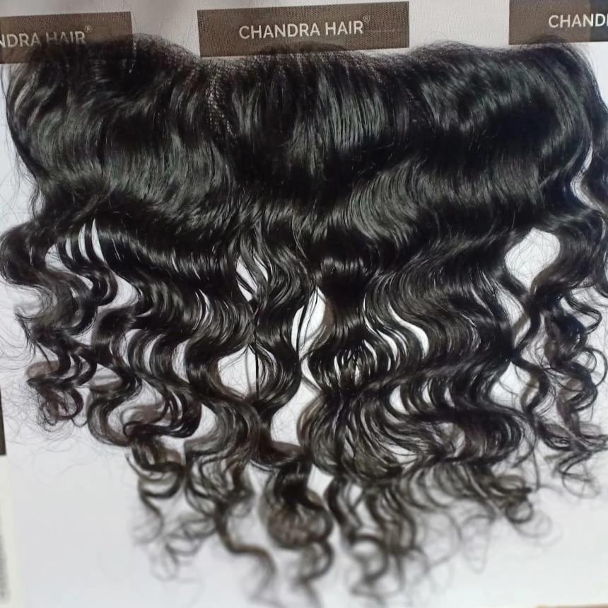Lace frontal made with raw South Indian hair