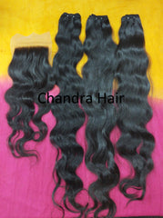 Natural Wavy South Indian Raw Hair - Chandra Hair