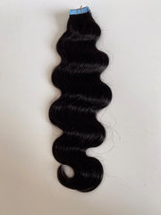 Virgin Hair Tape Hair Extensions Bodywave  (Grade 9A+) - Chandra Hair