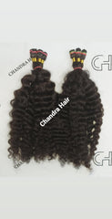 LOOSE CURLY I-TIPS MICROLINKS - North Indian Raw Hair - Chandra Hair