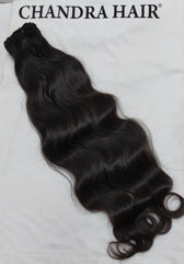 Natural Wavy South Indian Raw Hair (USA STOCK) - Chandra Hair