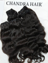 Natural Wavy South Indian Raw Hair (USA STOCK) - Chandra Hair