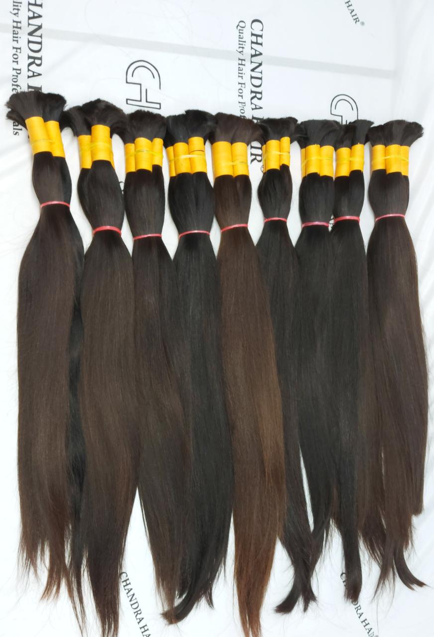 Raw South Indian single-donor bulk hair, alternate photo