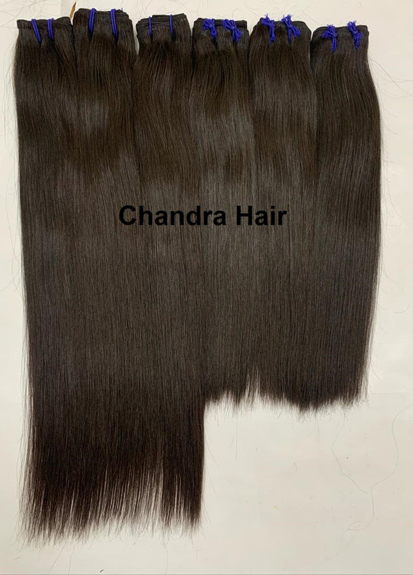 Straight North Indian Raw Hair PREMIUM (NEW) - Chandra Hair