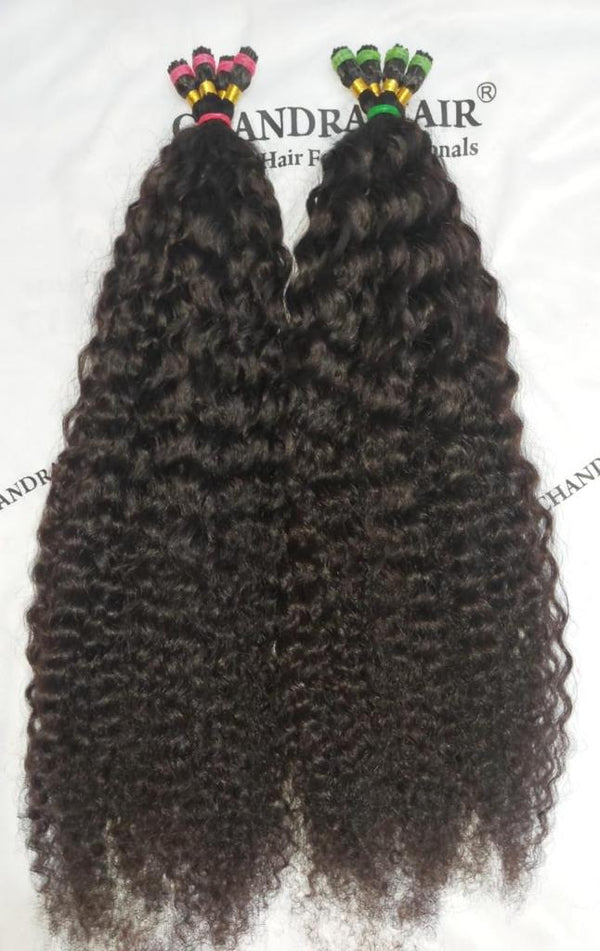 Kinky Curly ITIPS MICROLINKS - South Indian Raw Hair - Chandra Hair