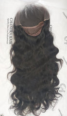 North Indian Natural Wavy Raw Hair HD 5x5 Closure Wig Glueless