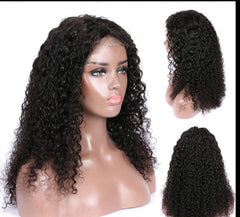 Grade 9A Curly Virgin Hair HD 5x5  Closure Wig Glueless
