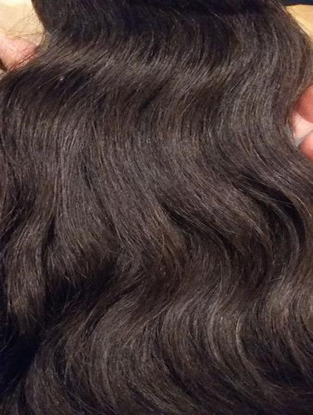 Natural wavy unprocessed North Indian hair bundles, additional photo