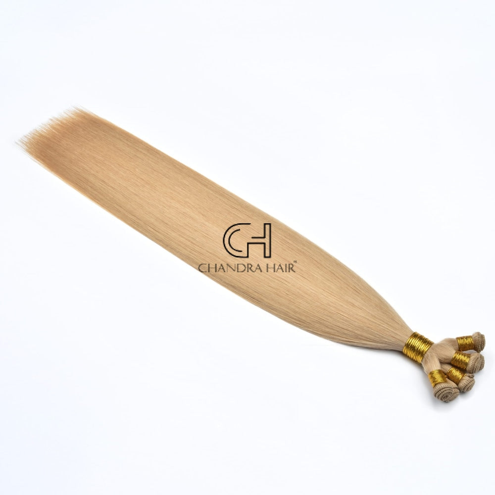 10A Indian Hair Double Drawn Straight colored HAND-TIED wefts – Chandra ...