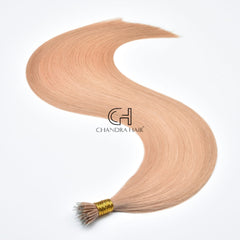 Grade 10A Double Drawn Straight Colored Nano Rings Extensions