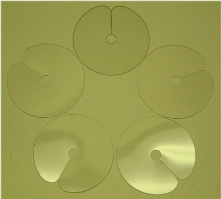 Green hair extension protector shields