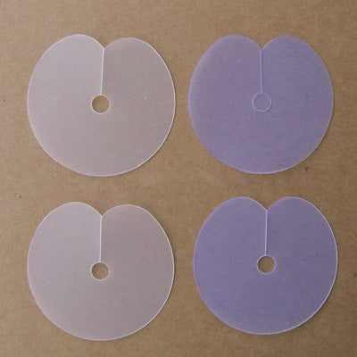 Pink protector shields for hair extension installs