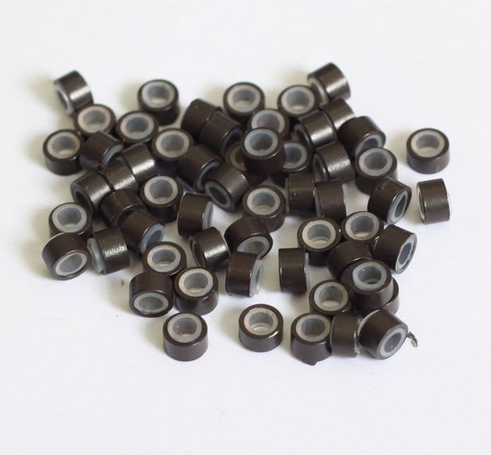 Micro beads for microlink hair extensions